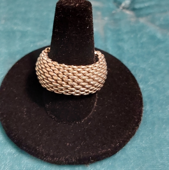 Tiffany & Co. Jewelry - Tiffany & Co. Mesh Ring **AUTHENTIC**